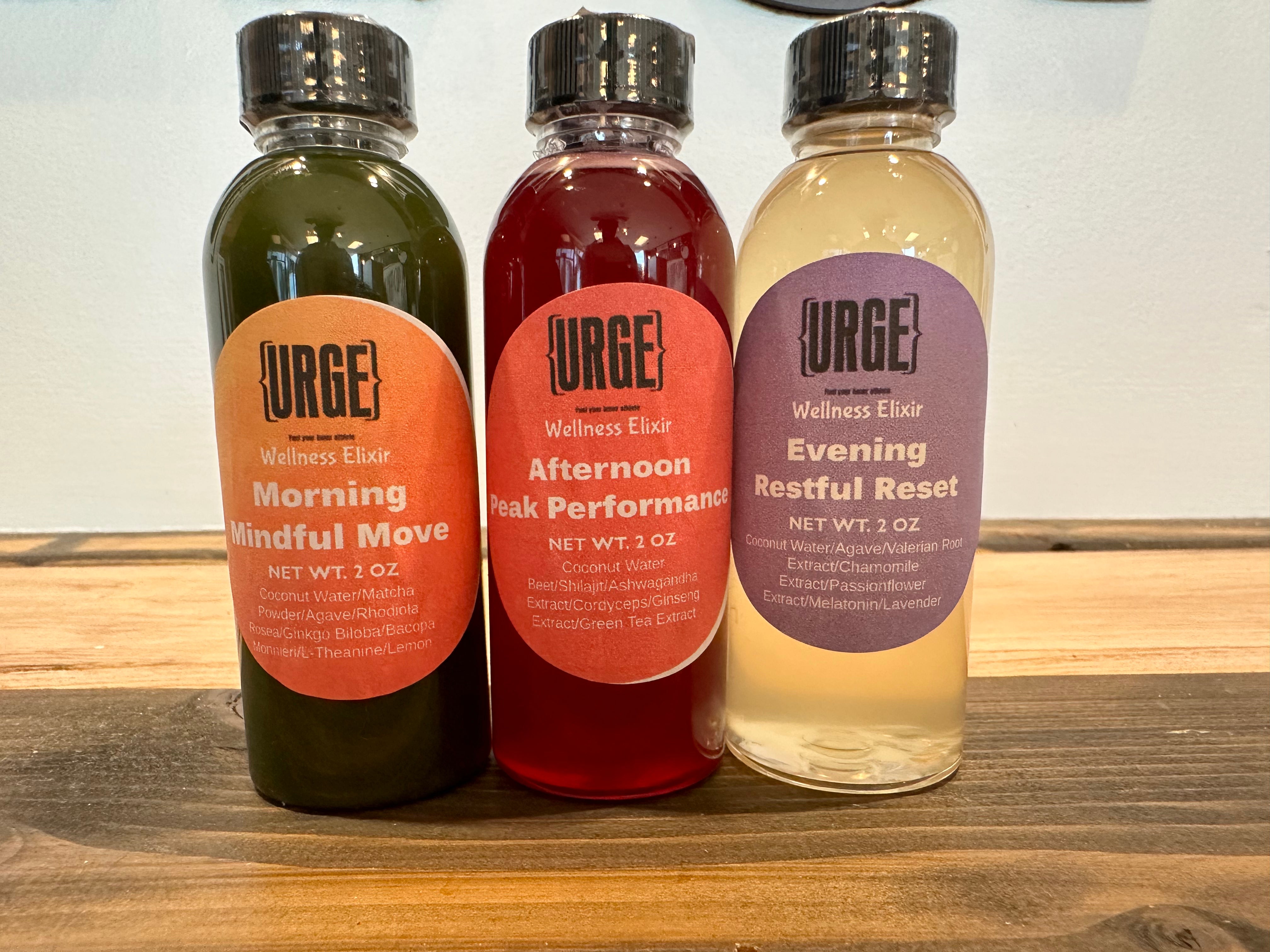 Urge Elixirs- Morning/Afternoon/Evening